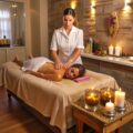 woman is getting massage hotel room e1749029266513